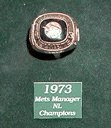 1973 Mets NL Champs Manager Ring image
