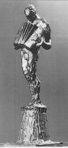 Accordian Player (bronze) image