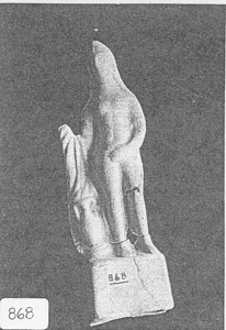 Aphrodite figurine made of clay image