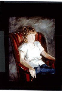 Barbara in Red Chair image