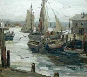 Boats in Harbor image