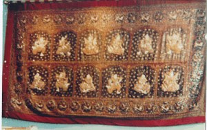 Burmese Tapestry with Thai Figure Motif image