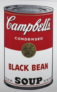 Campbell's Soup I (Black Bean) image