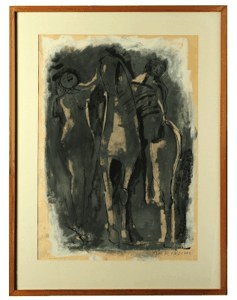 Cavallo e cavaliere (grey) image