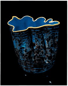 Ceramic Blue Macchia with Vivid Yellow Lip Wrap image