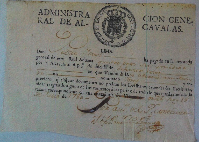 Certificate of payment
