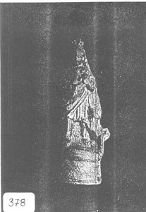Clay Statue of Woman in Ceremonial Garb image