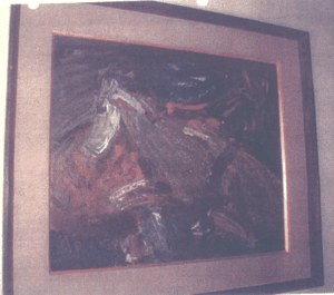Clayton S. Price Abstract of Horse and Rider image