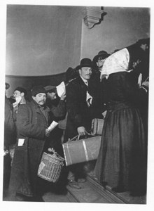 Climbing Into America, Ellis Island, New York image