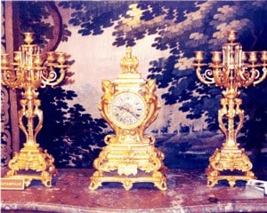 Clock and Candelabra Set image