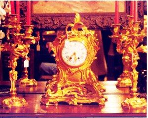 Clock and Candelabras image