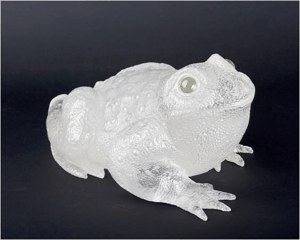 Crystal Frog Sculpture image