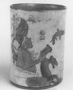 Cylindrical Vase from Classic Period (Maya, Guatemala) image