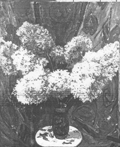 Dry Flowers in Russian Vase image