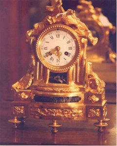Gilt Bronze Engagement Clock image