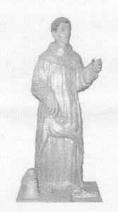 Imagen de Bulto con la Representacion de un Fraile | Monk image