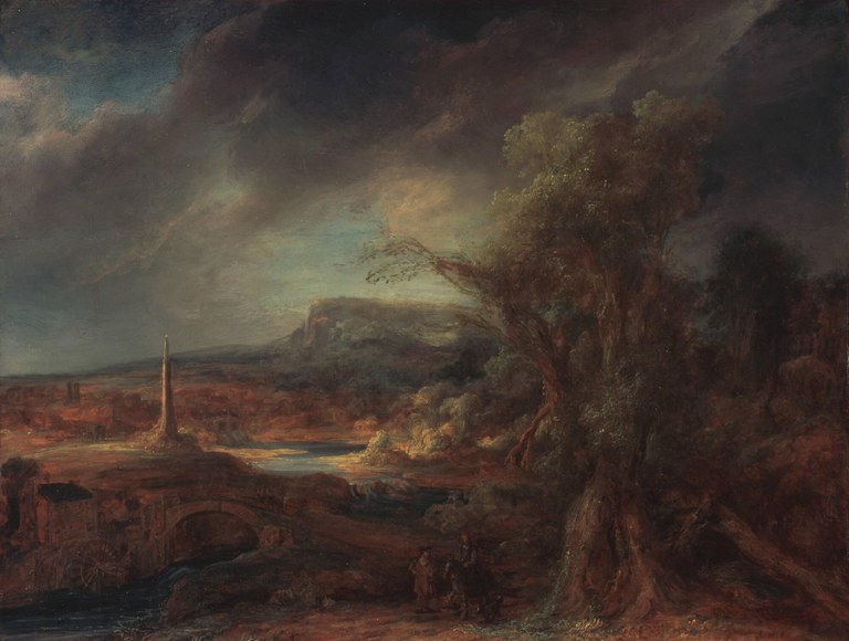 Landscape with an Obelisk image