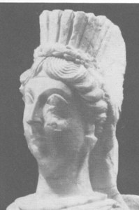Marble Head of Deity Statue in Hercules Temple image