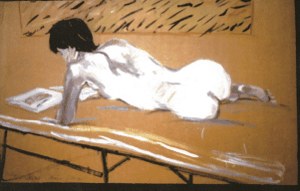 Marie Nude from Back (cardboard) image