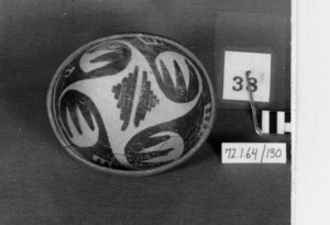 Native American Bowl, Oval Gila Polychrome image