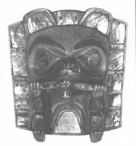 Native American, Front Mask of Chief's Headdress image