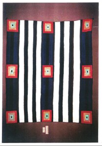 Navajo Chief's Blanket (Red and Indigo Blue) image