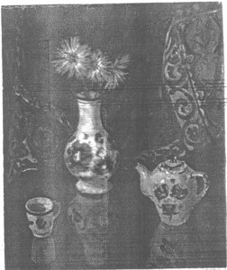 Old China with Chrysanthemums image