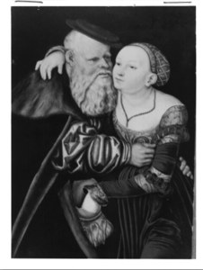 Old Man Holding Young Girl image