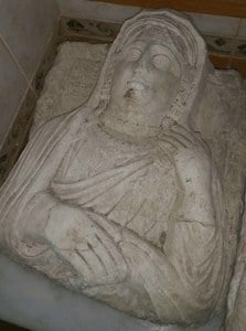 Palmyra Funerary Sculpture of a Woman with Veil image