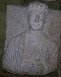 Palmyra Funerary Sculpture of a Young Man image