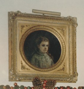 Portrait of Girl in Gold Leaf Frame image
