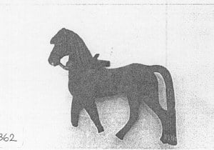 Sculpture of Trotting Horse image