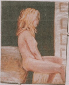 Seated Nude image