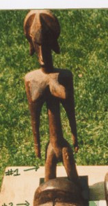 Standing female figure image