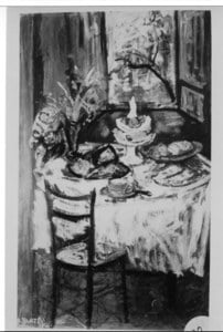 Still Life of Table at Window image