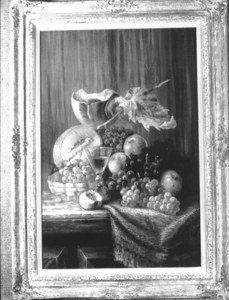Still Life with Grapes by Charles T. Bale image