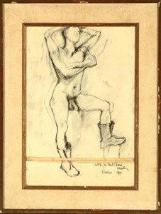 Study of a nude man