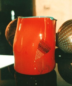 Terracotta Basket With Blanket Shard image