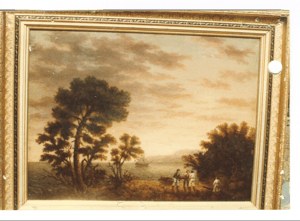 Thomas Birch oil on panel Landscape image