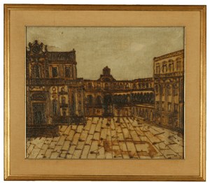 Unknown (View of city square architecture) image