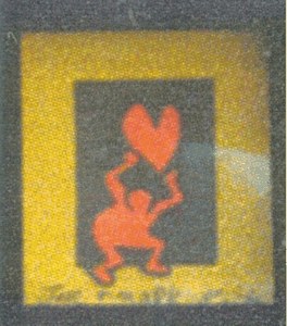 Untitled Keith Haring painting image